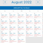 LEGOLAND New York Park Hours August 2022