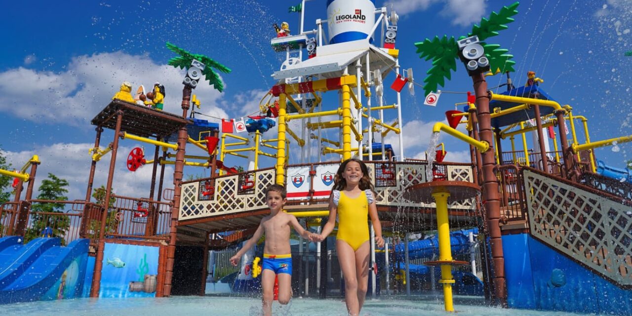 The Legoland New York Lego City Water Playground opens on May 26.