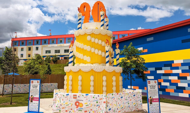 LEGOLAND New York Resort is celebrating 90 years of LEGO by giving away “90 Surprises per week.”