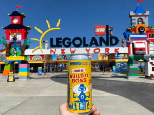 LEGOLAND New York: A can of legoland new york beer.