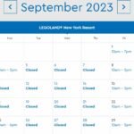 LEGOLAND New York Park Hours September 2023