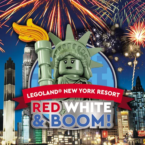 LEGOLAND New York Red White and BOOM 4th of July