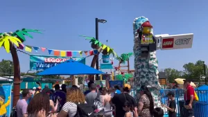 The Water Playground at LEGOLAND New York is a SPLASH!