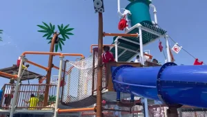 The Water Playground at LEGOLAND New York is a SPLASH!