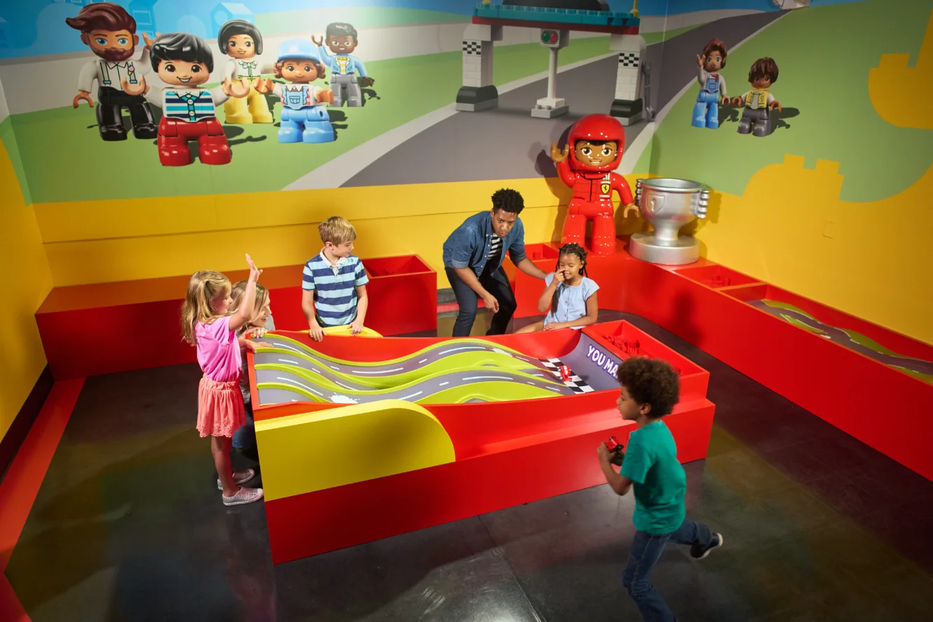 LEGOLAND NY Ferrari Build & Race: Complete 2026 Guide 1 LEGO Ferrari Build and Race attraction at LEGOLAND New York 2026
