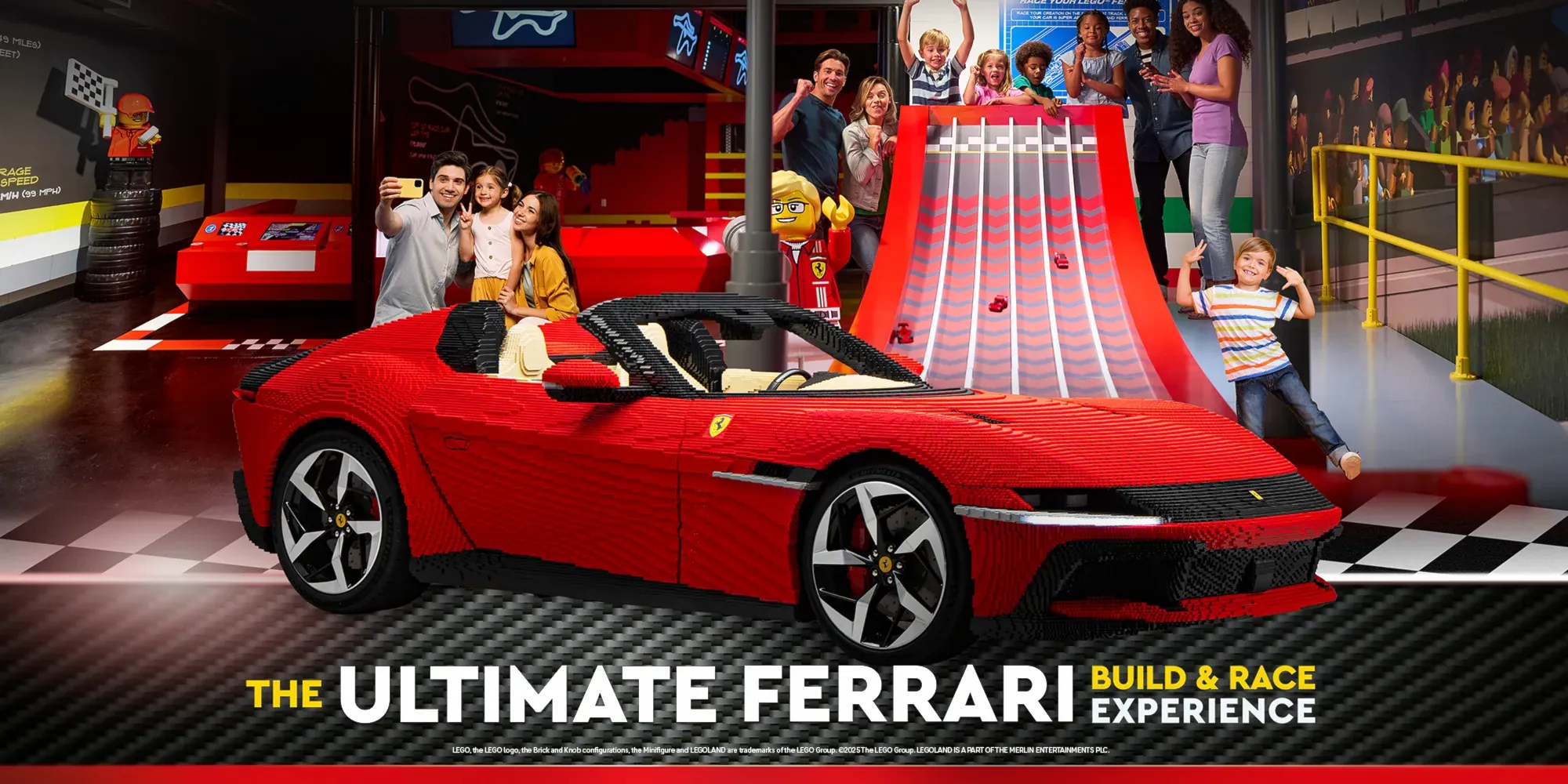 LEGOLAND New York 2026 Season Opens March 27: New Ferrari Build & Race Experience 1 THE ULTIMATE FERRARI EXPERIENCE: LEGO Ferrari Car