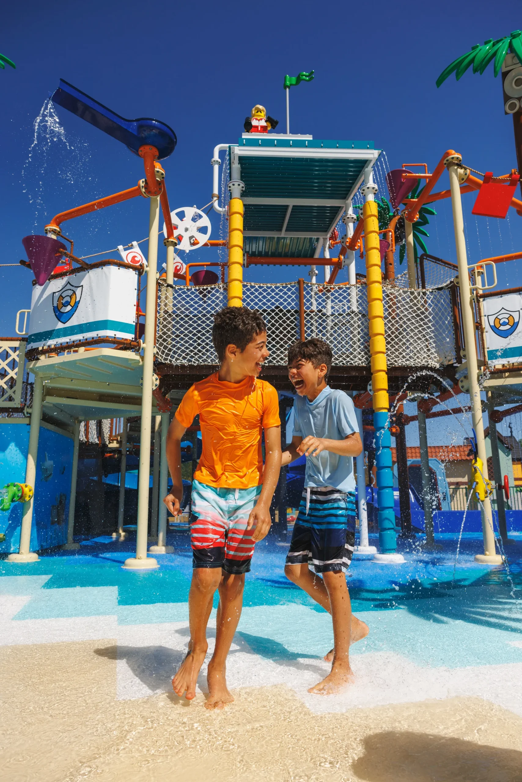 LEGOLAND New York Crowd Calendar 2026 3 Children playing at the LEGOLAND New York Water Playground