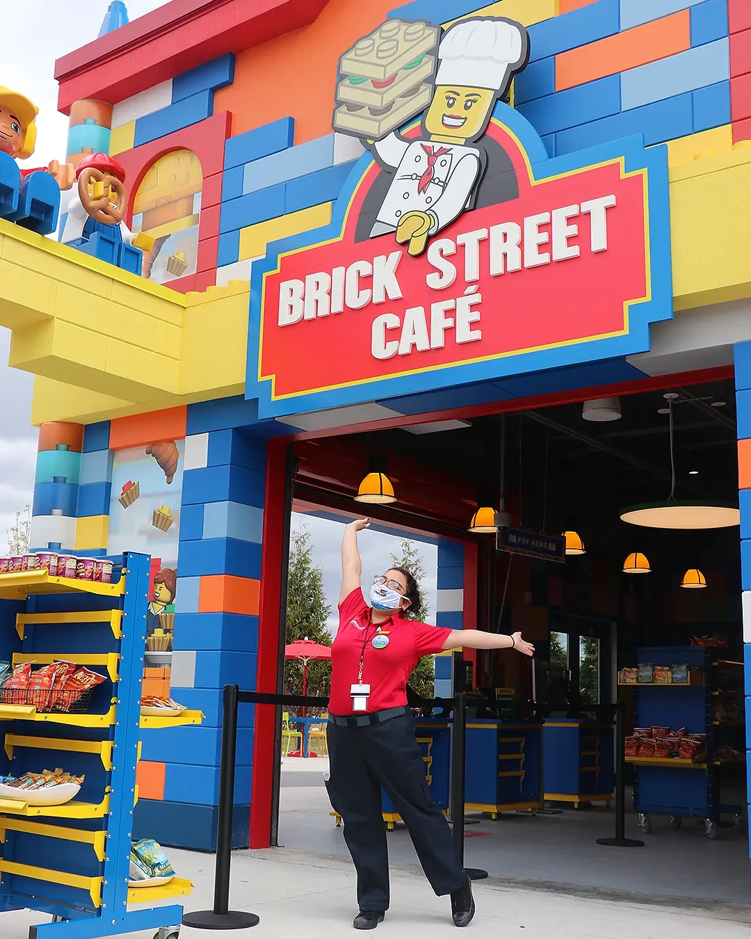 Brick Street at LEGOLAND New York: Rides, Shops, Food & Tips 23 Brick Street Cafe image from LEGOLAND New York